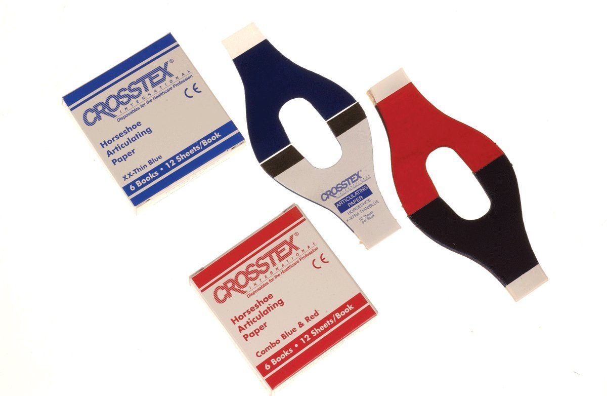 Crosstex TPH Horseshoe Articulating Papers .0028 Crosstex TPH Horseshoe Articulating Papers .0028